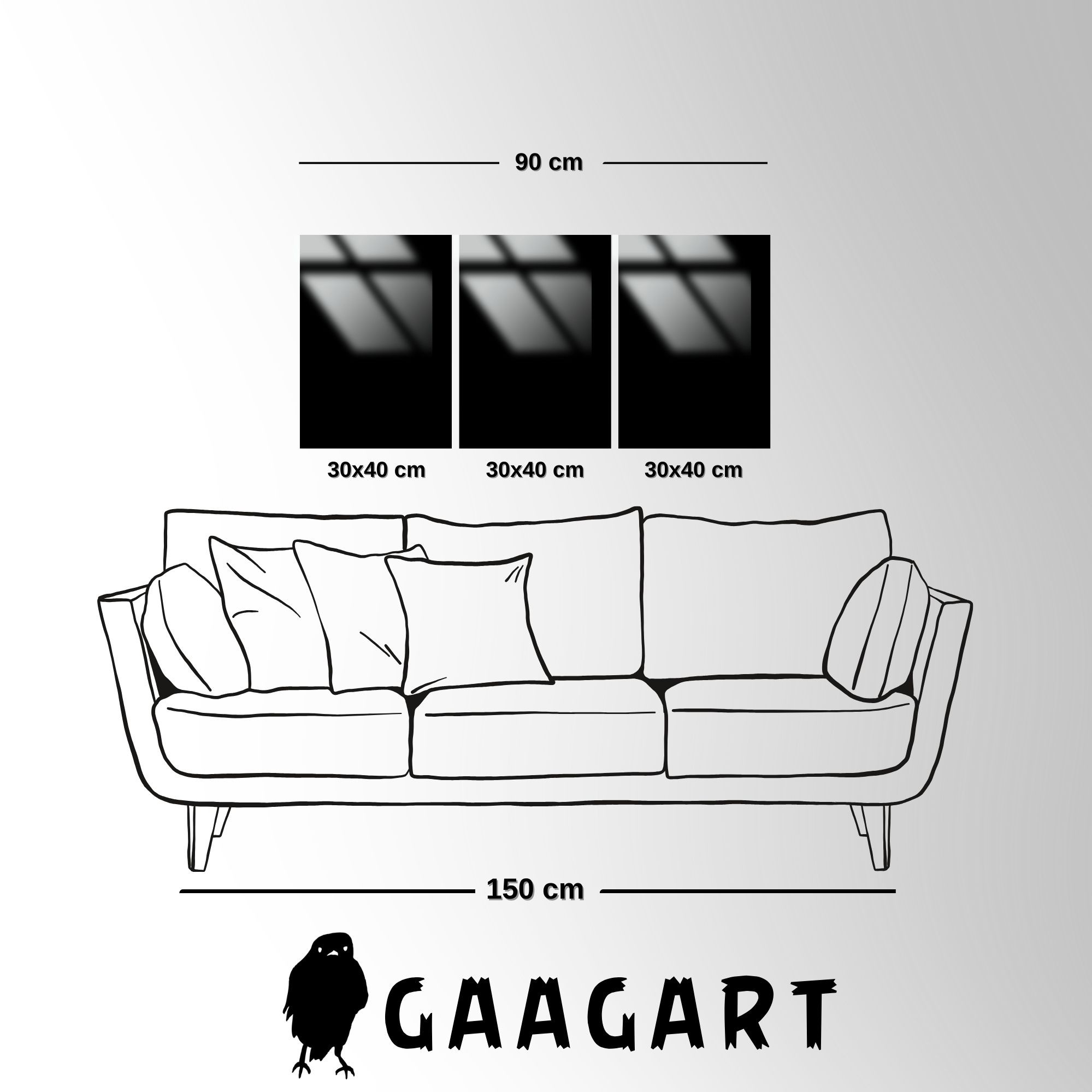 Temperli Gerçek Cam Tablo Seti Yeşil Sarı Soyut Desenler