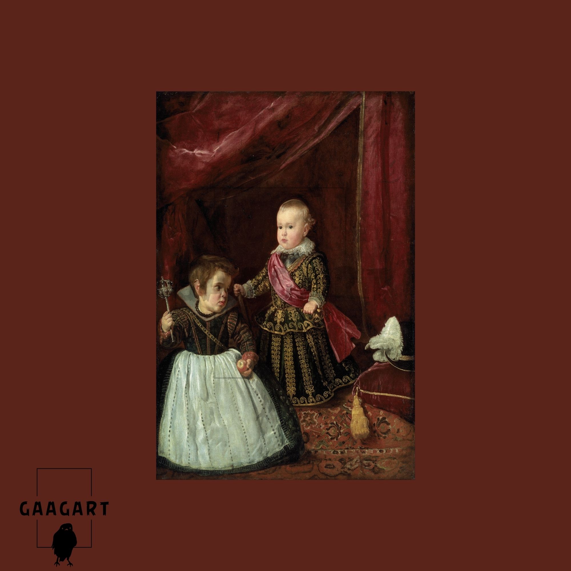 Tekli Dikey Kanvas Diego Velazquez Don Baltasar Carlos