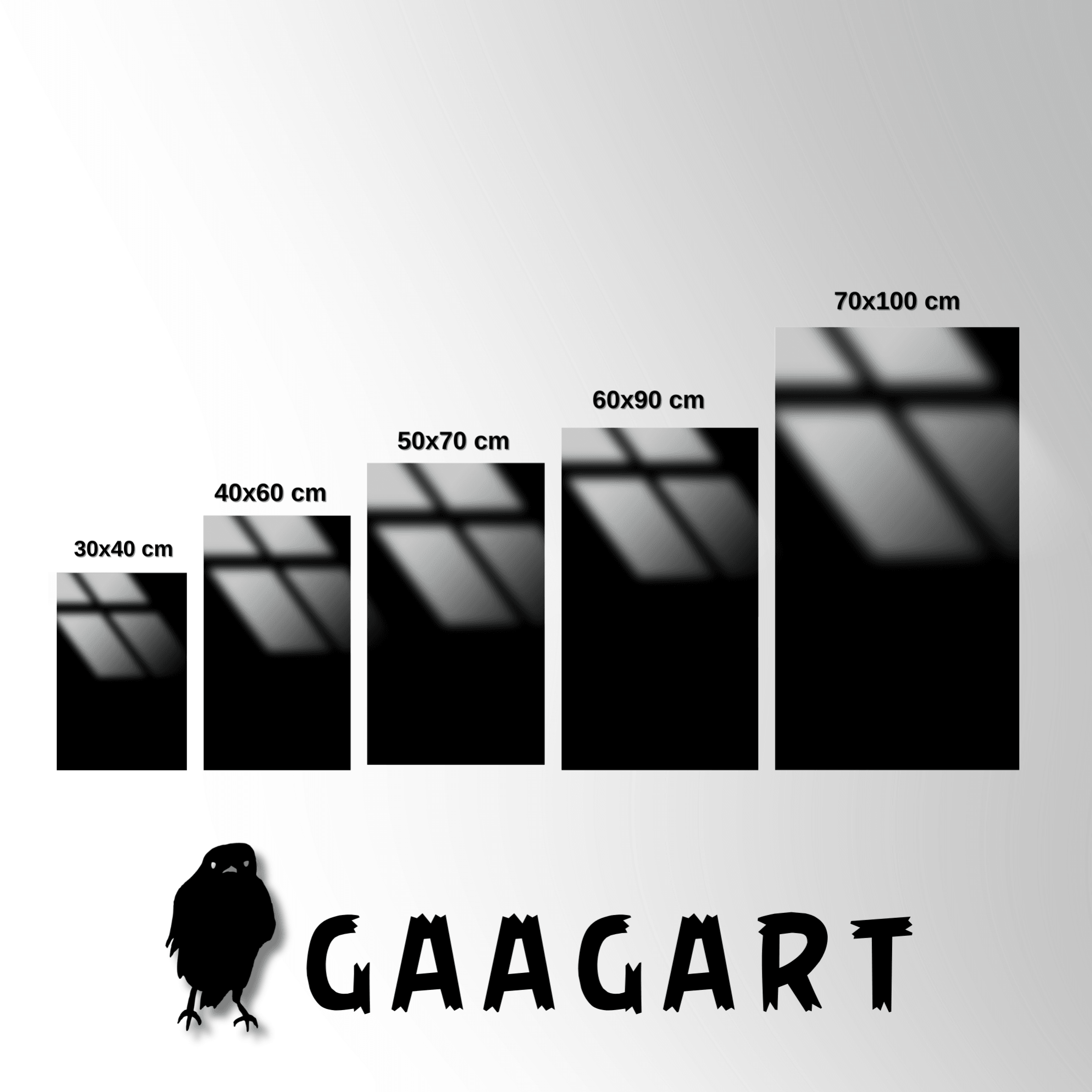 Kişiye Özel Dikey Temperli Gerçek Cam Tablo