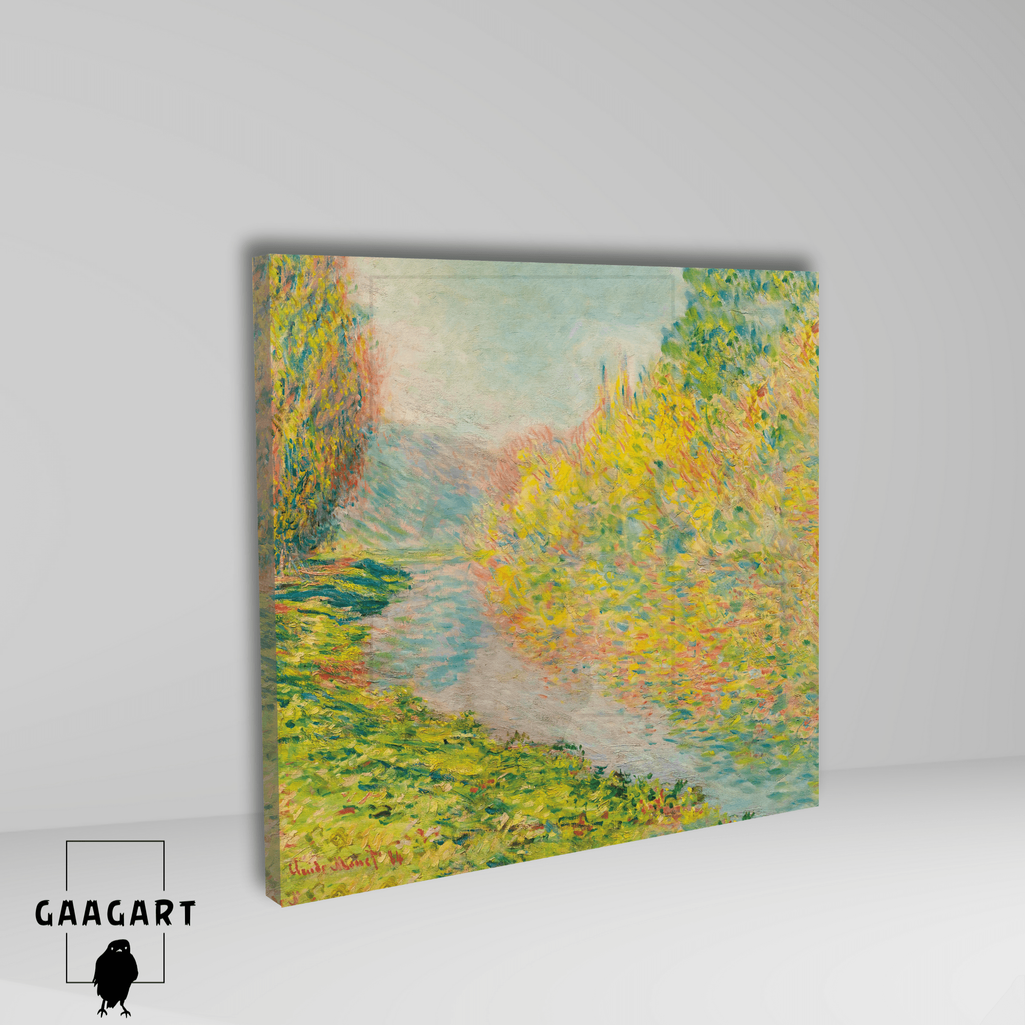 Kare Kanvas Ünlü Ressamlar Monet-Automne À Jeufosse (1884)