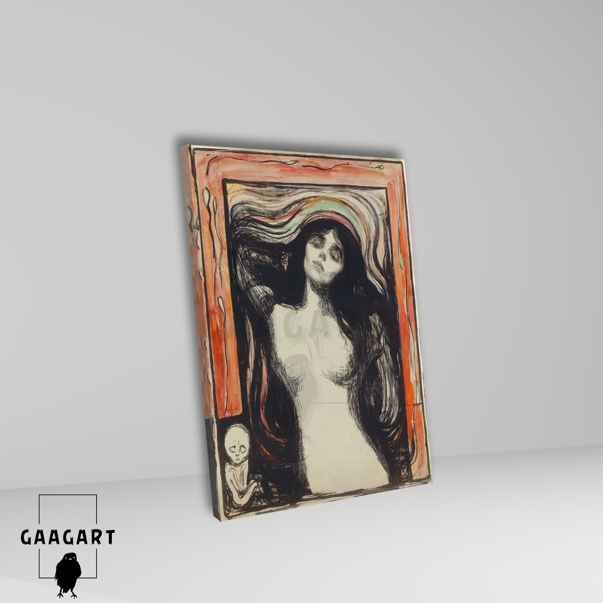 Tekli Dikey Kanvas Edvard Munch Madonna