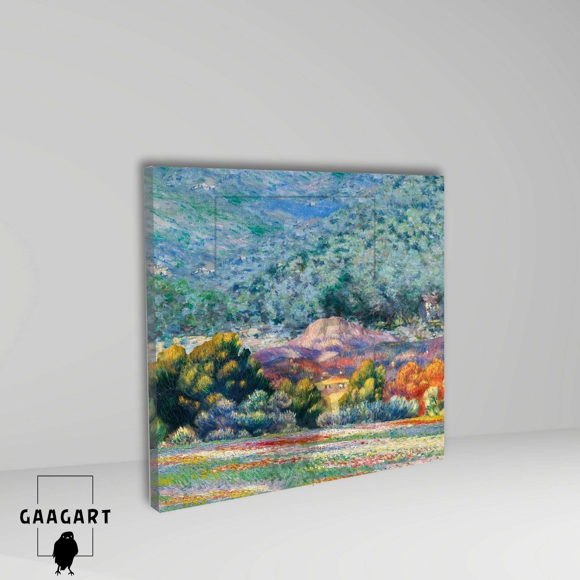 Kare Kanvas Tablo Ünlü Eserler Claude Monet Manzara Tablosu