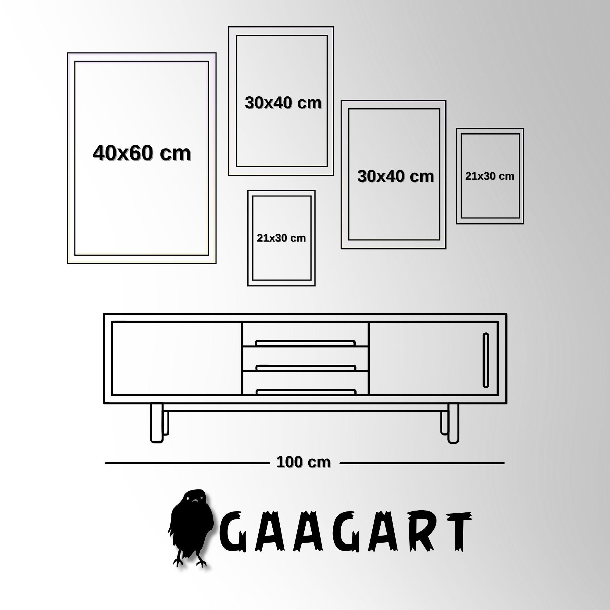 5'li Ahşap Lamine Çerçeveli Mdf Tablo Seti Modern Çizgiler