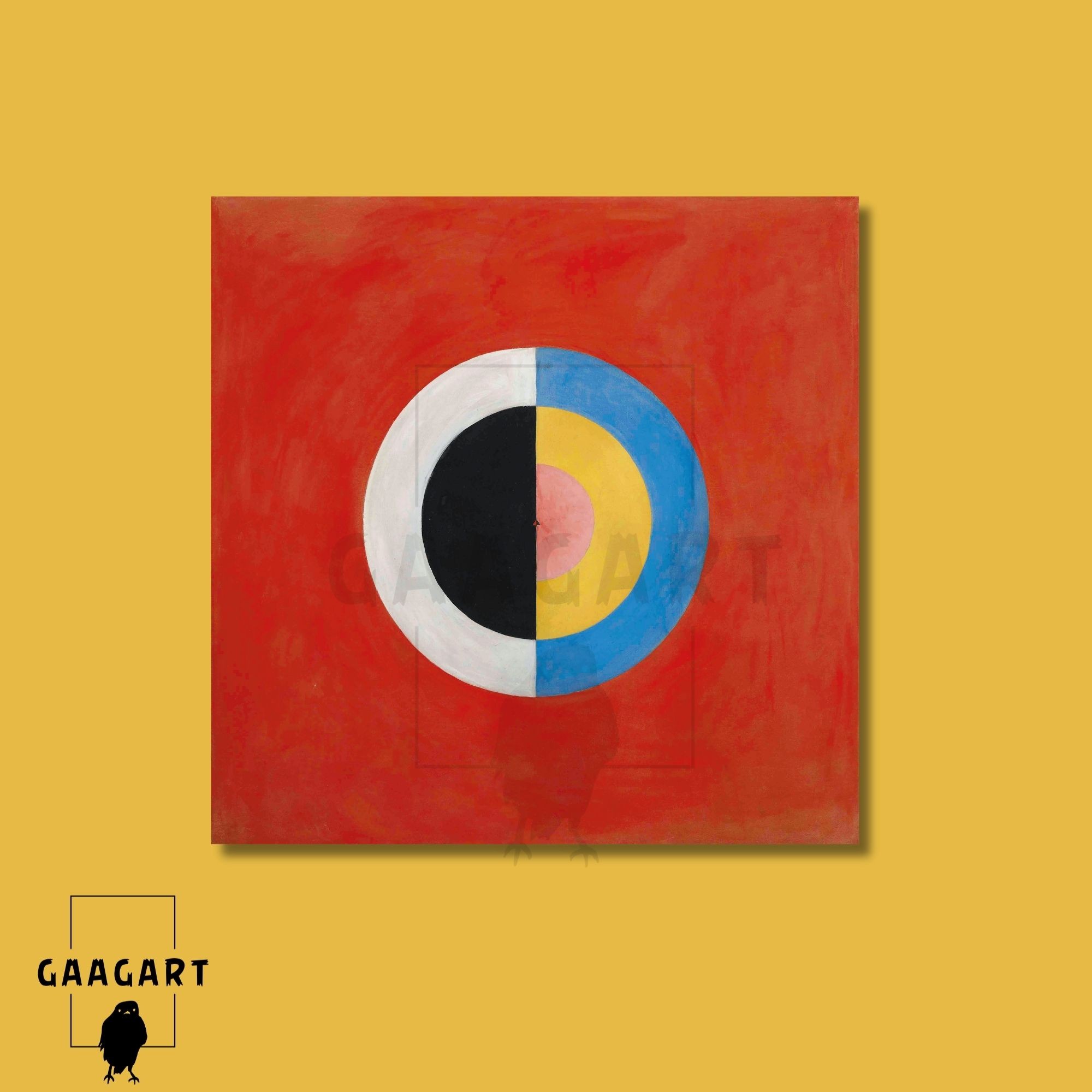 Kare Kanvas Tablo Ünlü Eserler Hilma af Klint-Group IX,SUW, No. 17. The Swan