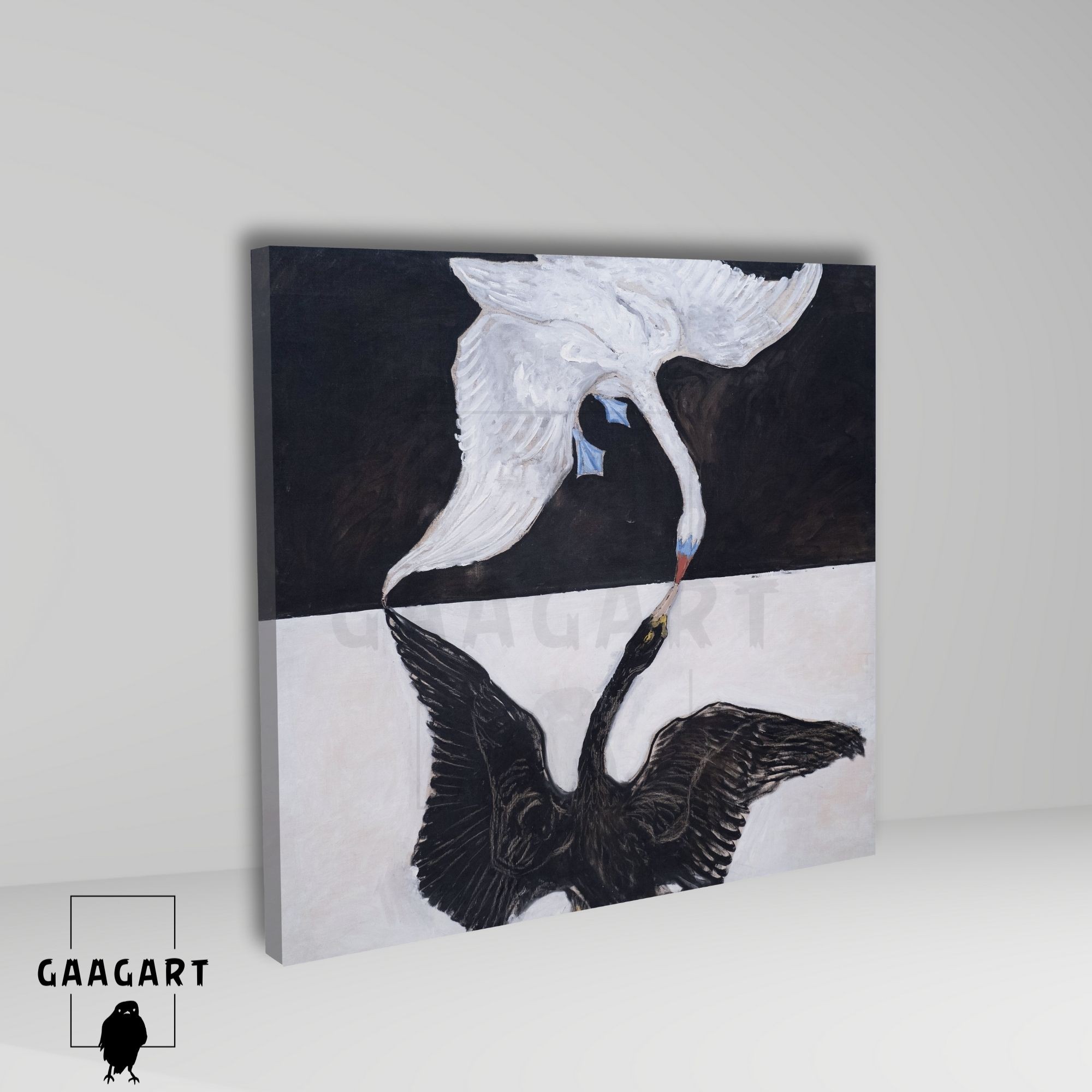 Kare Kanvas Tablo Ünlü Eserler Hilma af Klint-Group IX-SUW, The Swan, No. 1 (1915)