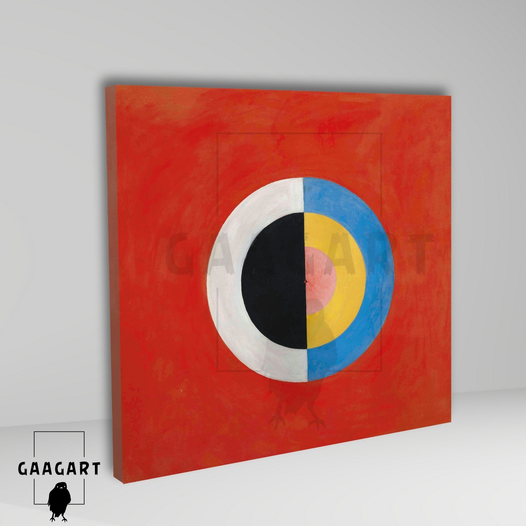 Kare Kanvas Tablo Ünlü Eserler Hilma af Klint-Group IX,SUW, No. 17. The Swan