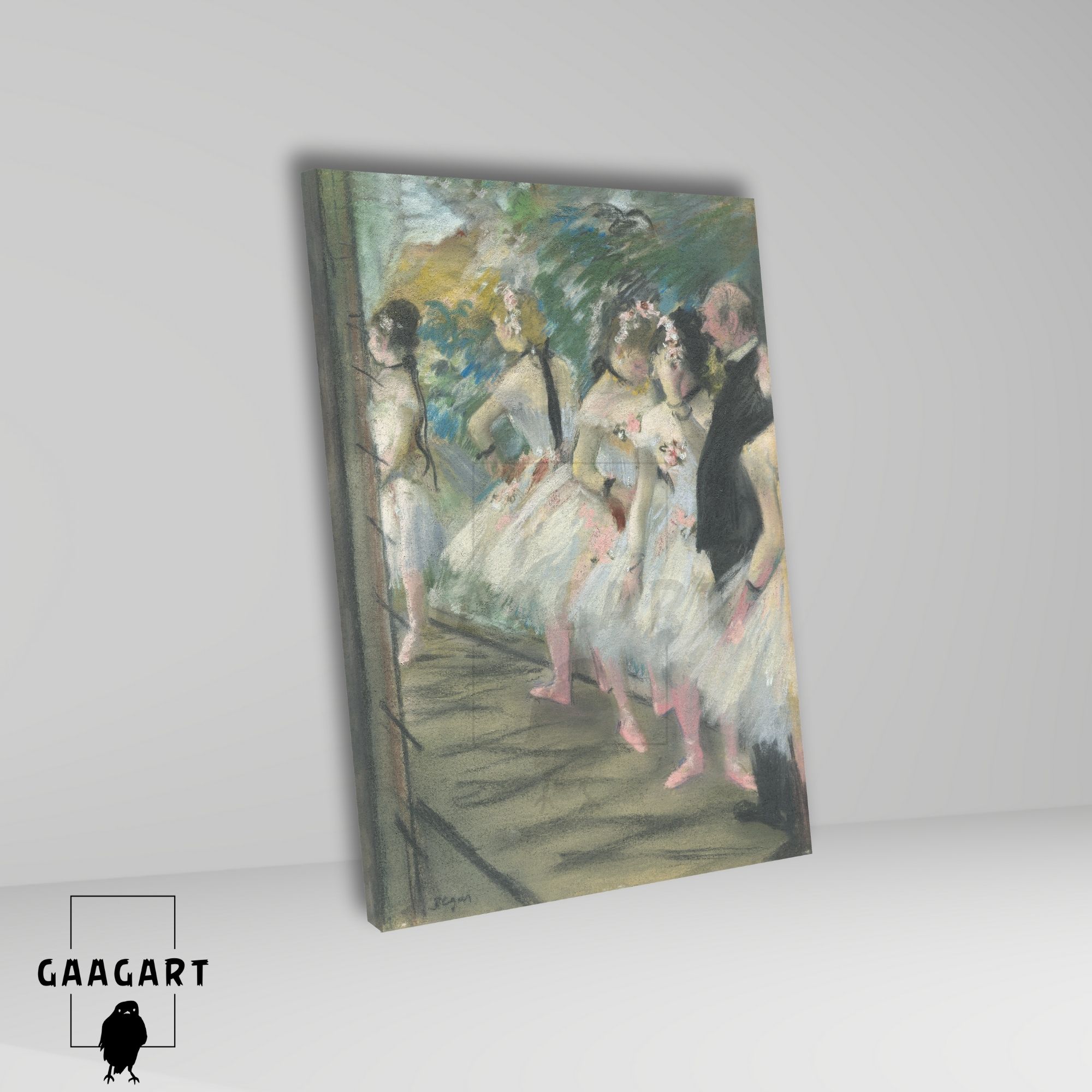 Tekli Dikey Kanvas Edgar Degas The Ballet