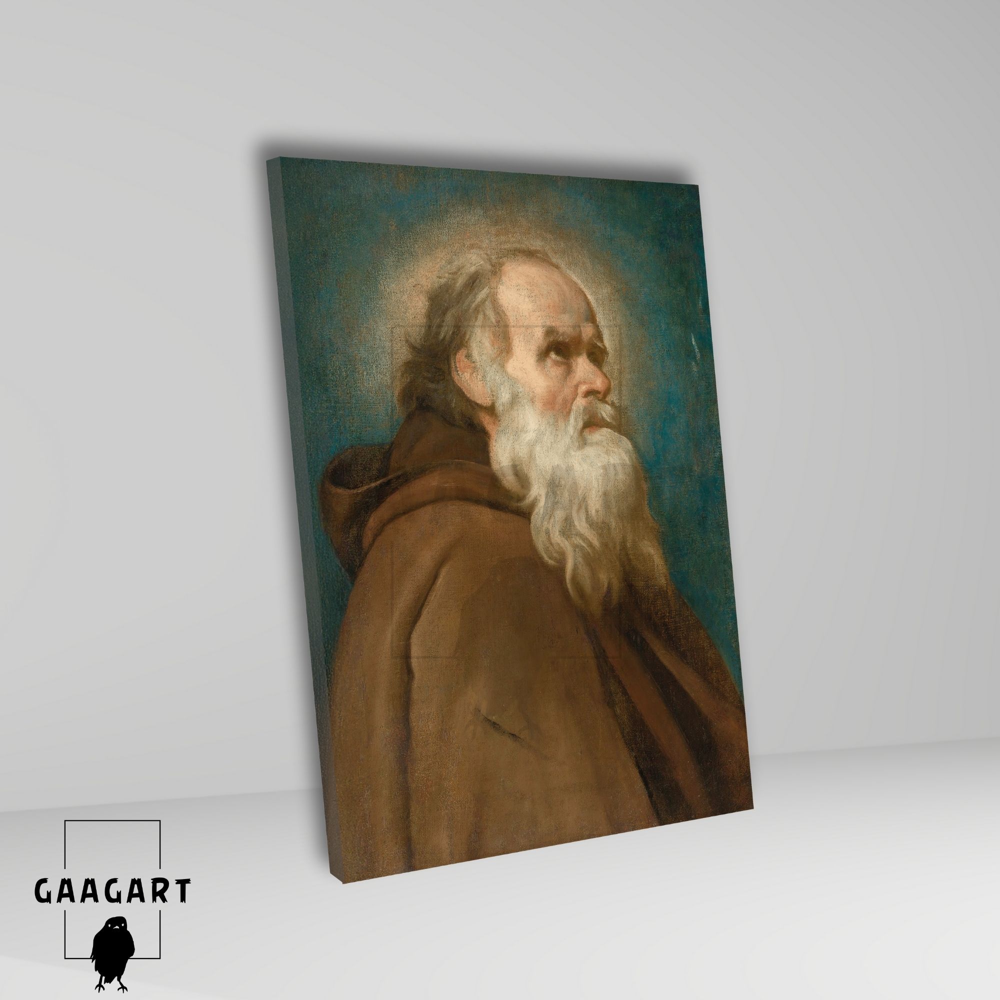 Tekli Dikey Kanvas Diego Velazquez Saint Anthony Abbot
