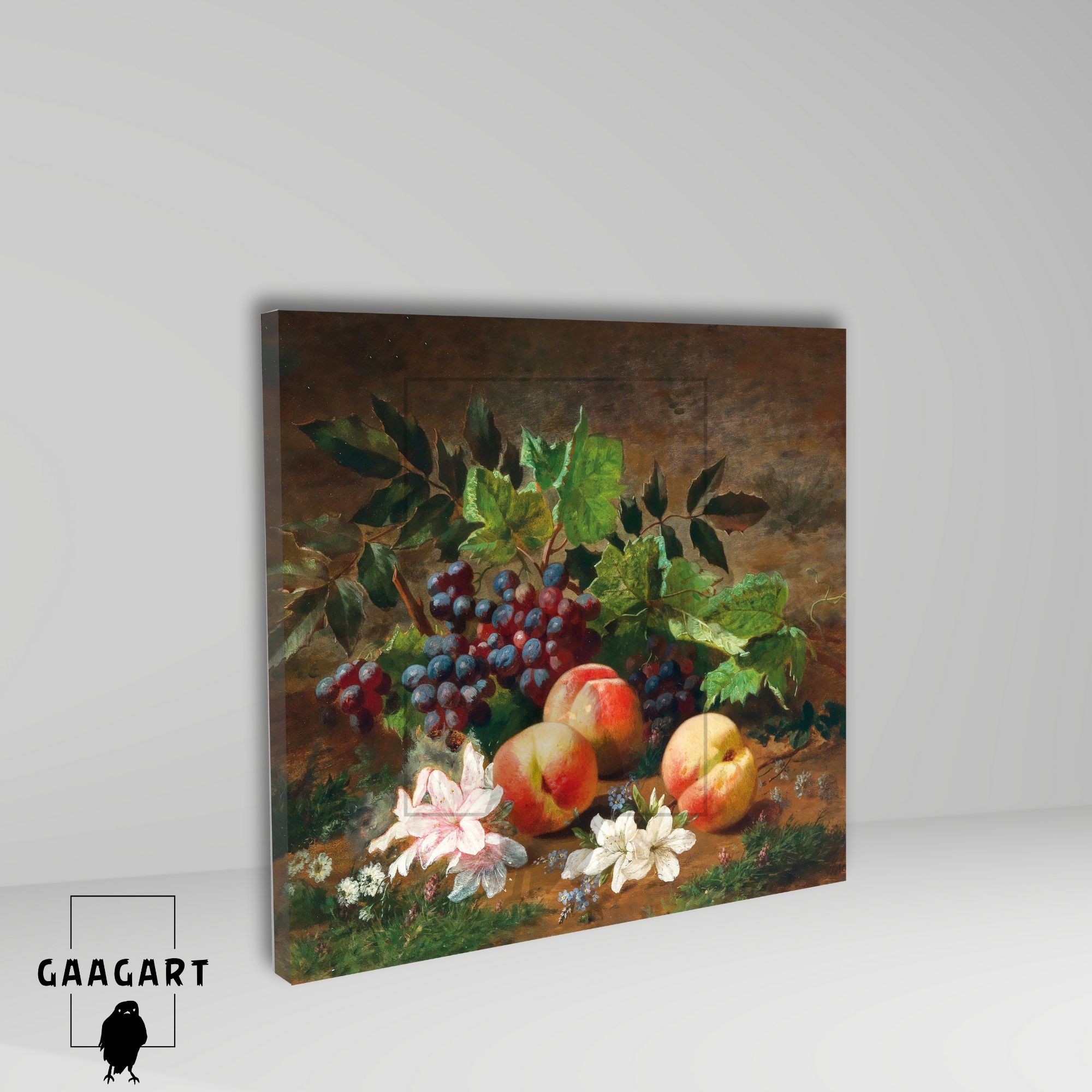 Kare Kanvas Tablo Ünlü Eserler Henri Rousseau Meyveler