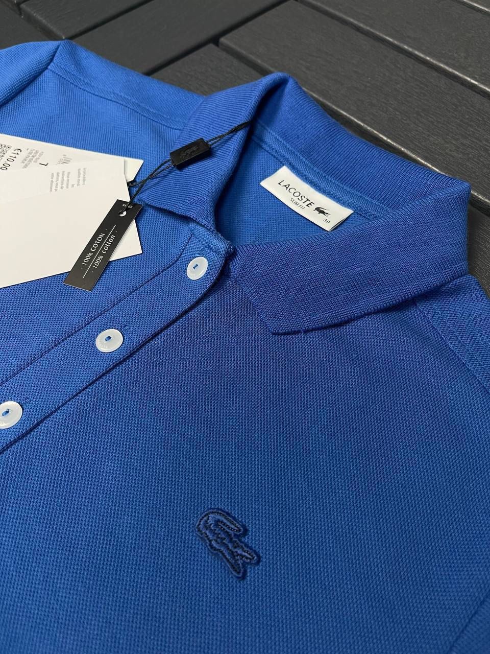 LACOSTE Polo Yakalı Mavi Kadın T-Shirt 3008