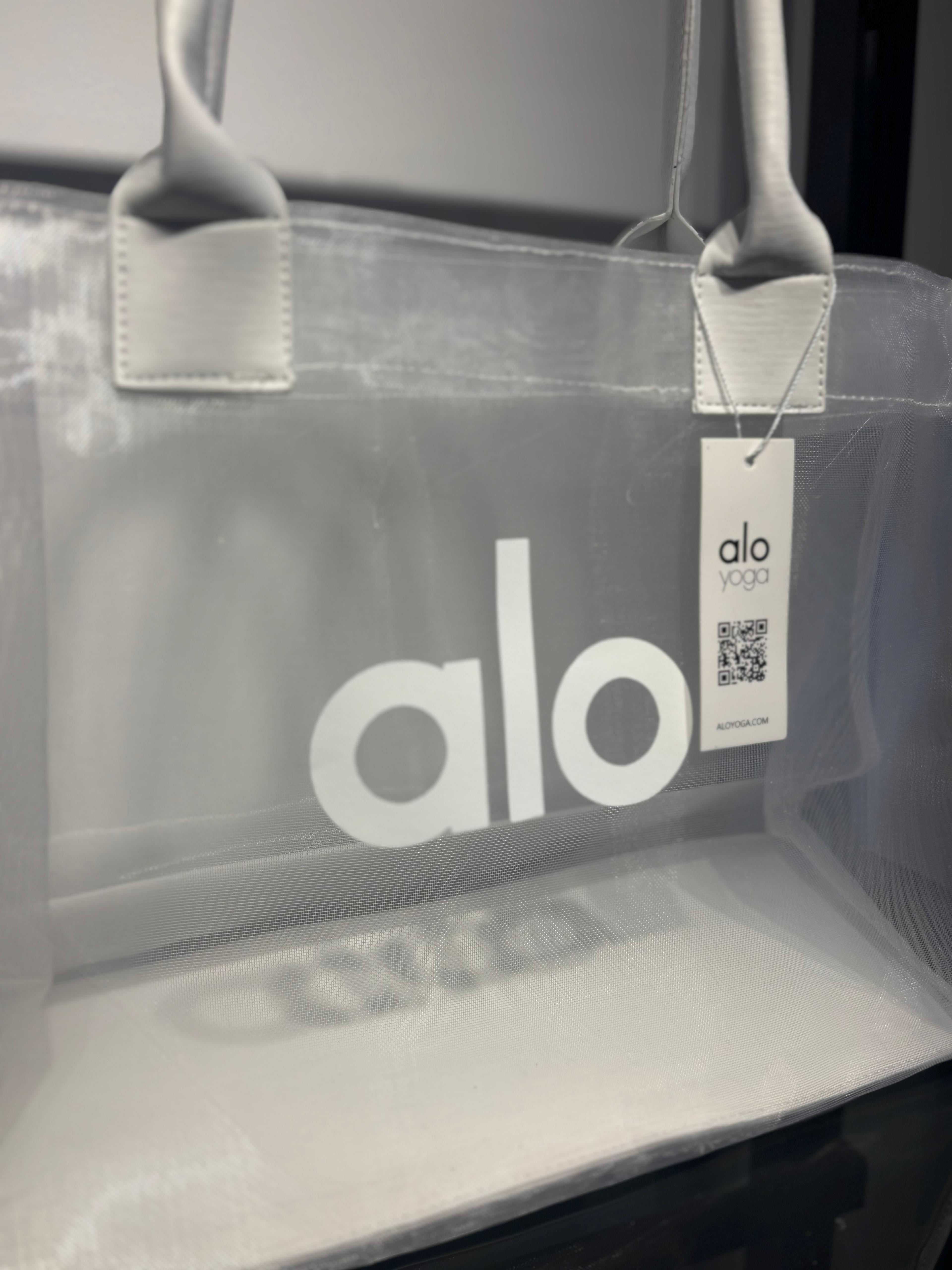 ALO Logo Detaylı Beyaz Çanta