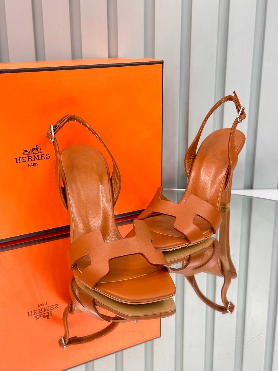 Hermes Oran Pumps  Kahve