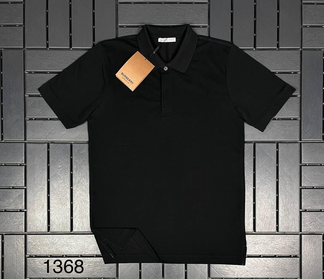 BURBERRY Polo Yaka Siyah Erkek T-Shirt 1368