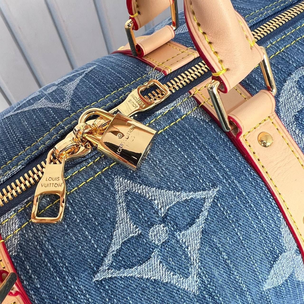 Louis Vuitton Keepall Denim 50 