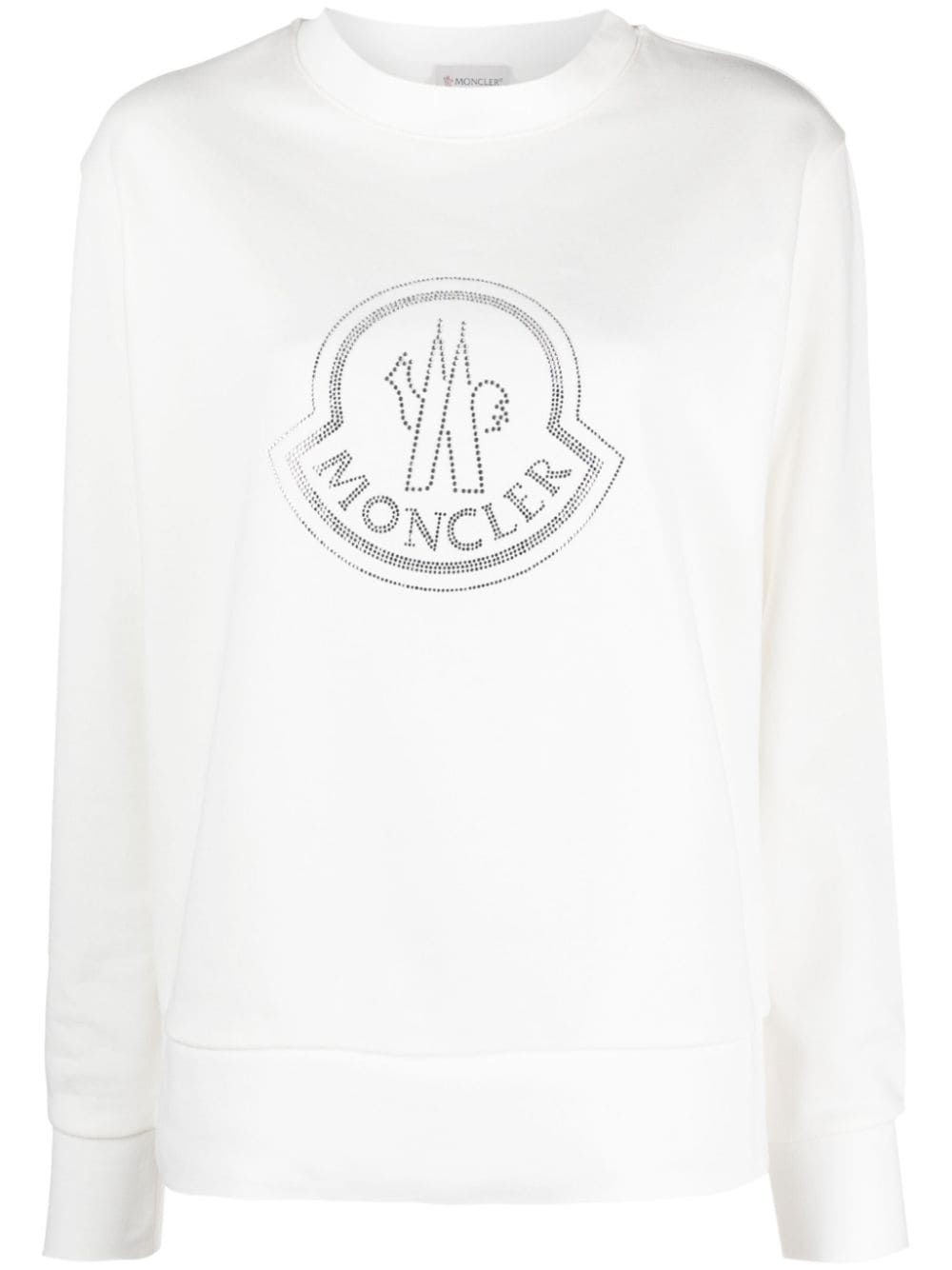 Moncler Taşlı Kadın Beyaz Sweatshirt