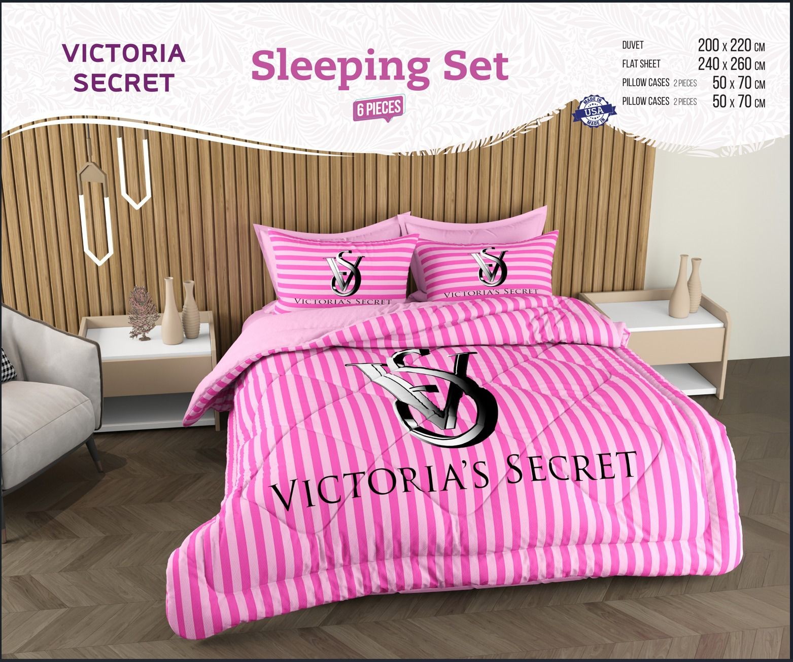 VS Çift Kişilik Uyku Seti 200x220