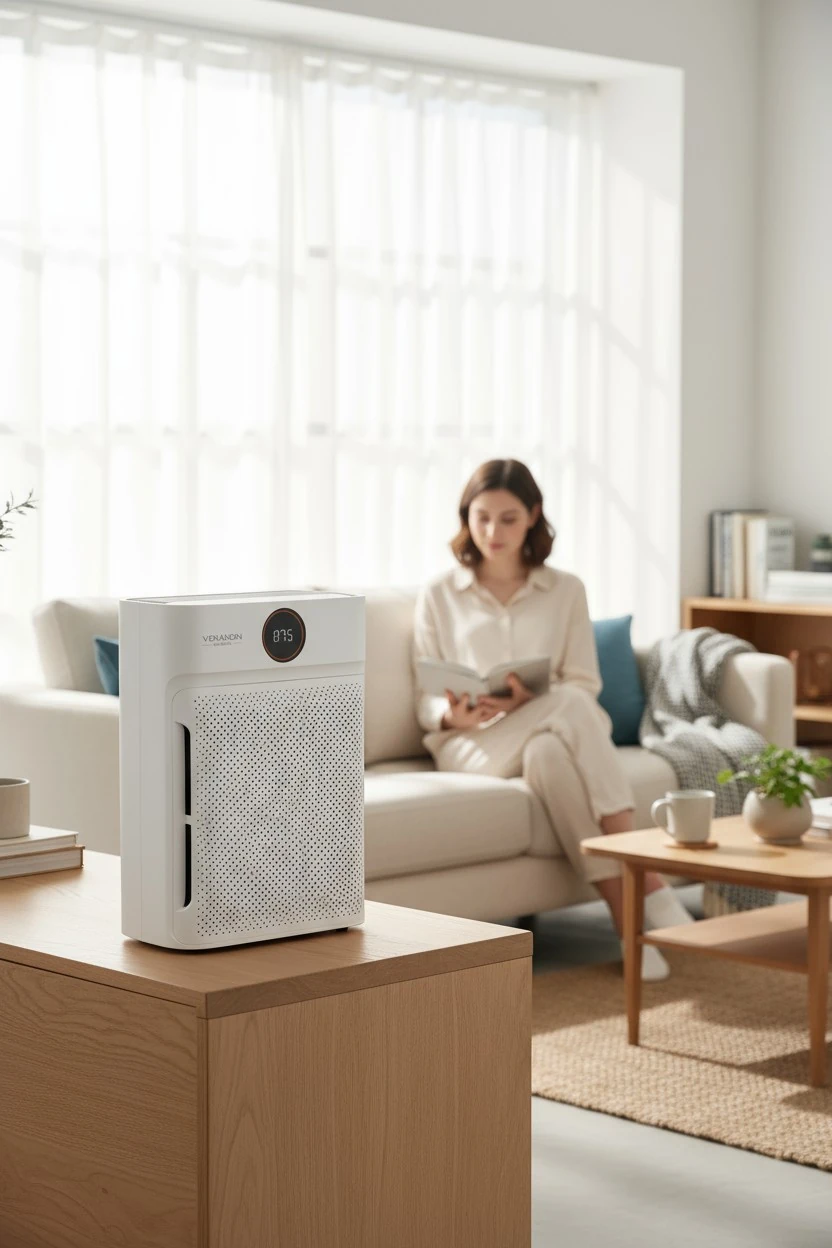 Berhani Aeria Max Akıllı Hava Temizleyici Beyaz