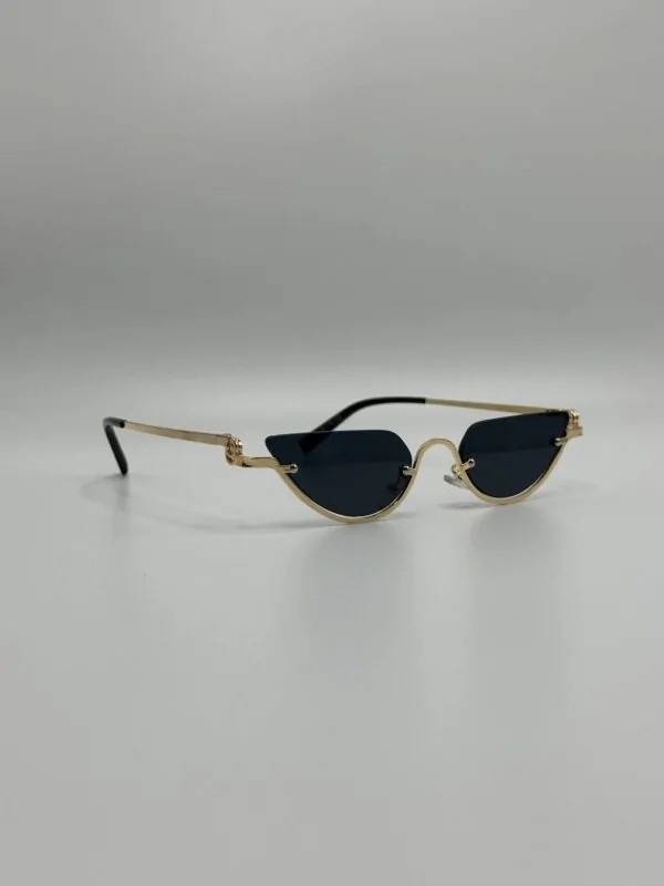 Gucci Cat  Gold Çerçeve Siyah Cam Kadın Gözlük
