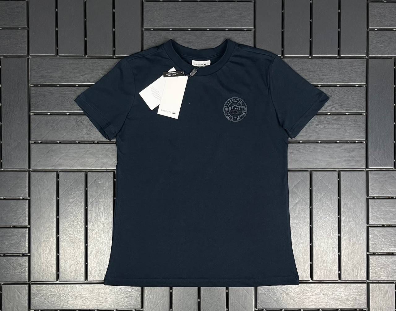 LACOSTE Baskı Detaylı Lacivert Kadın T-Shirt 2600