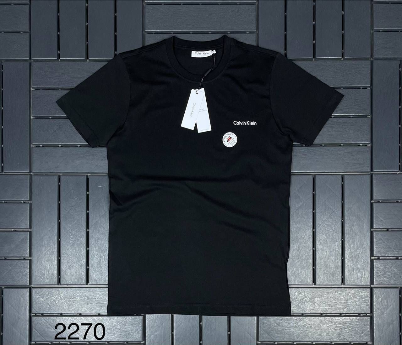 CALVIN KLEIN Logo Baskılı Siyah Erkek T-Shirt 2270