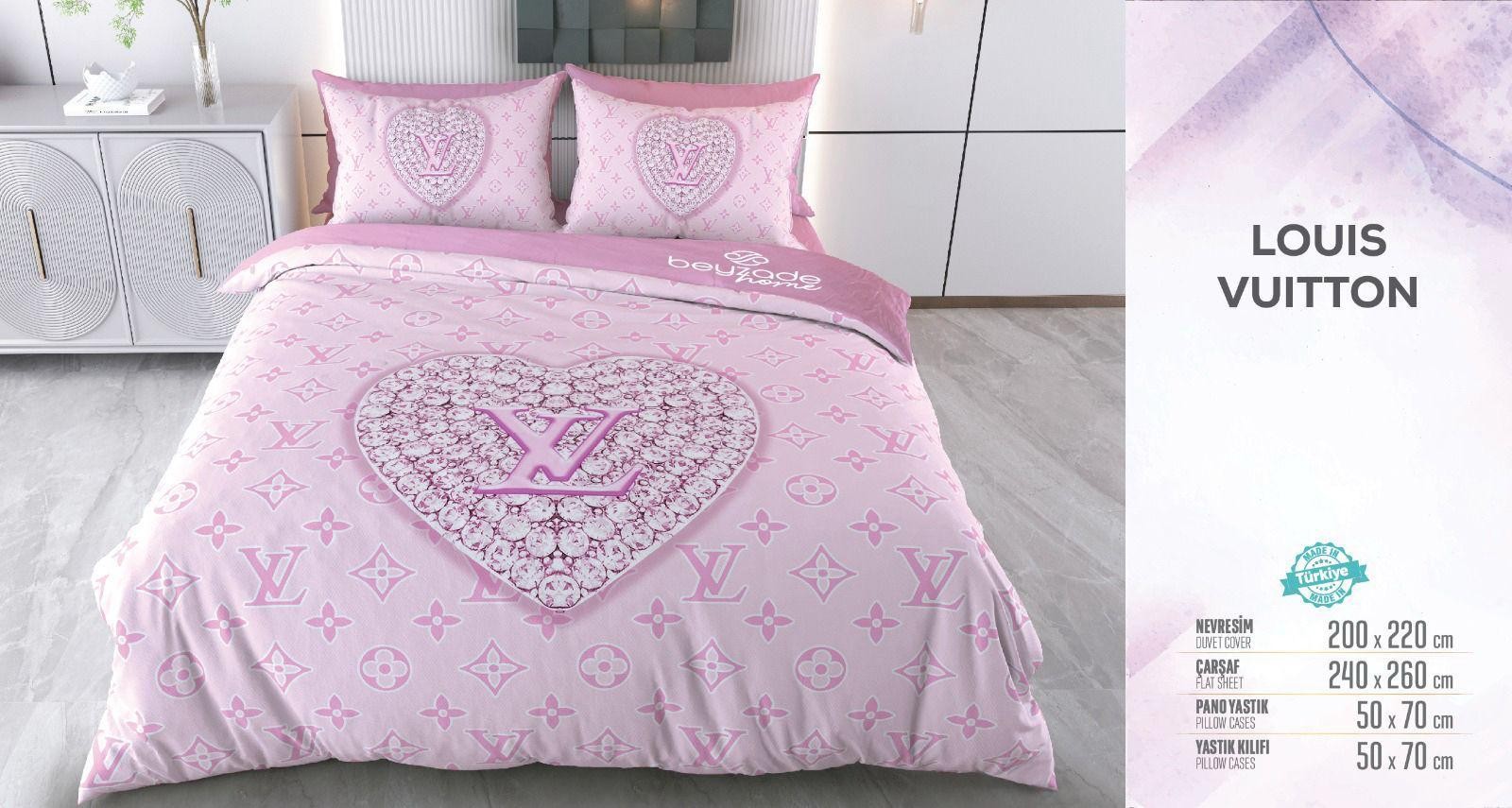 Louis Vuitton Çift Kişilik Nevresim Takımı 200x220