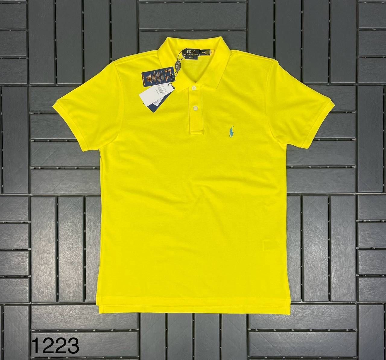 POLO Polo Yaka Sarı Erkek T-Shirt 1223
