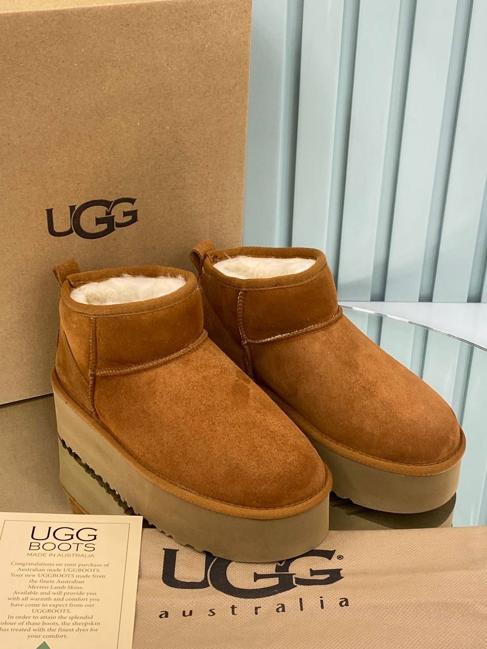 UGG Classic Ultra Mini Platform Kadın Kahverengi Bot