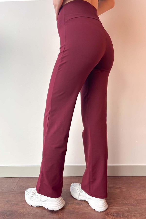 Oysho Bordo Yürüşüş Pantolonu