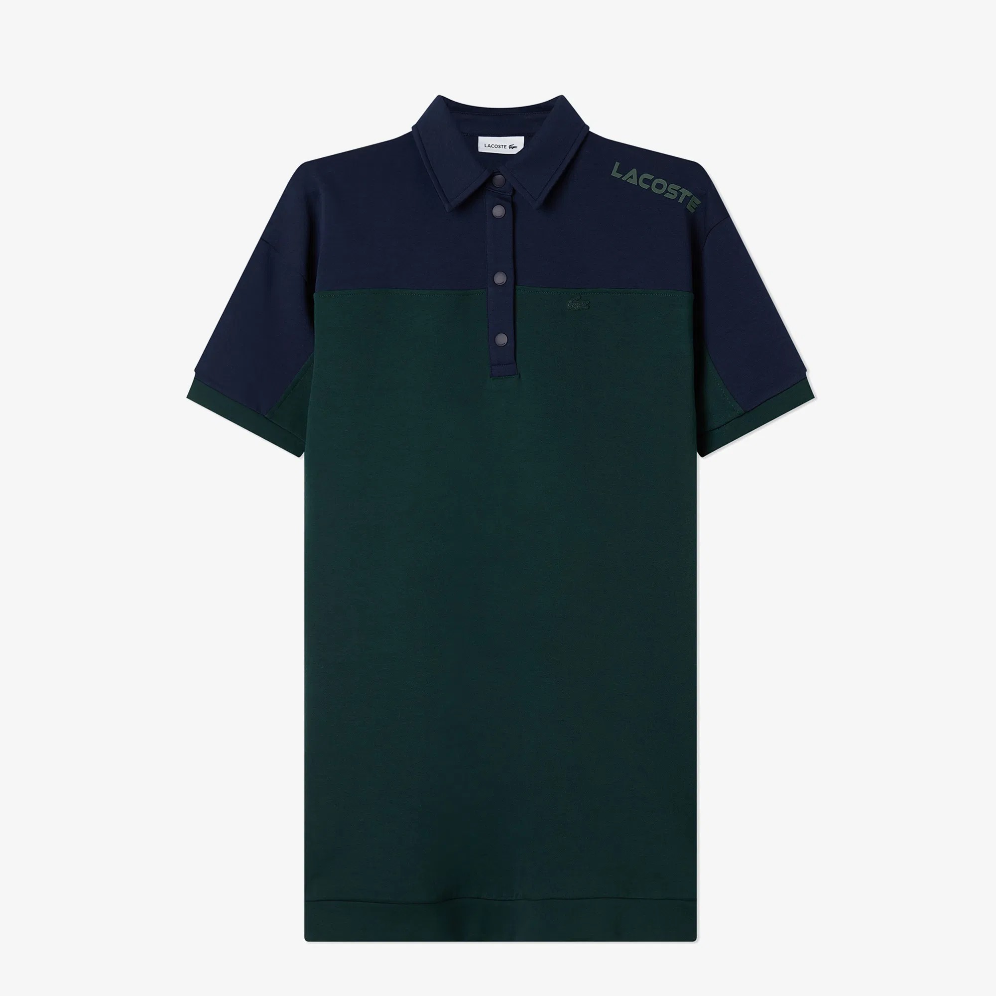 Lacoste Yeşil Lacivert Mini Elbise Kadın