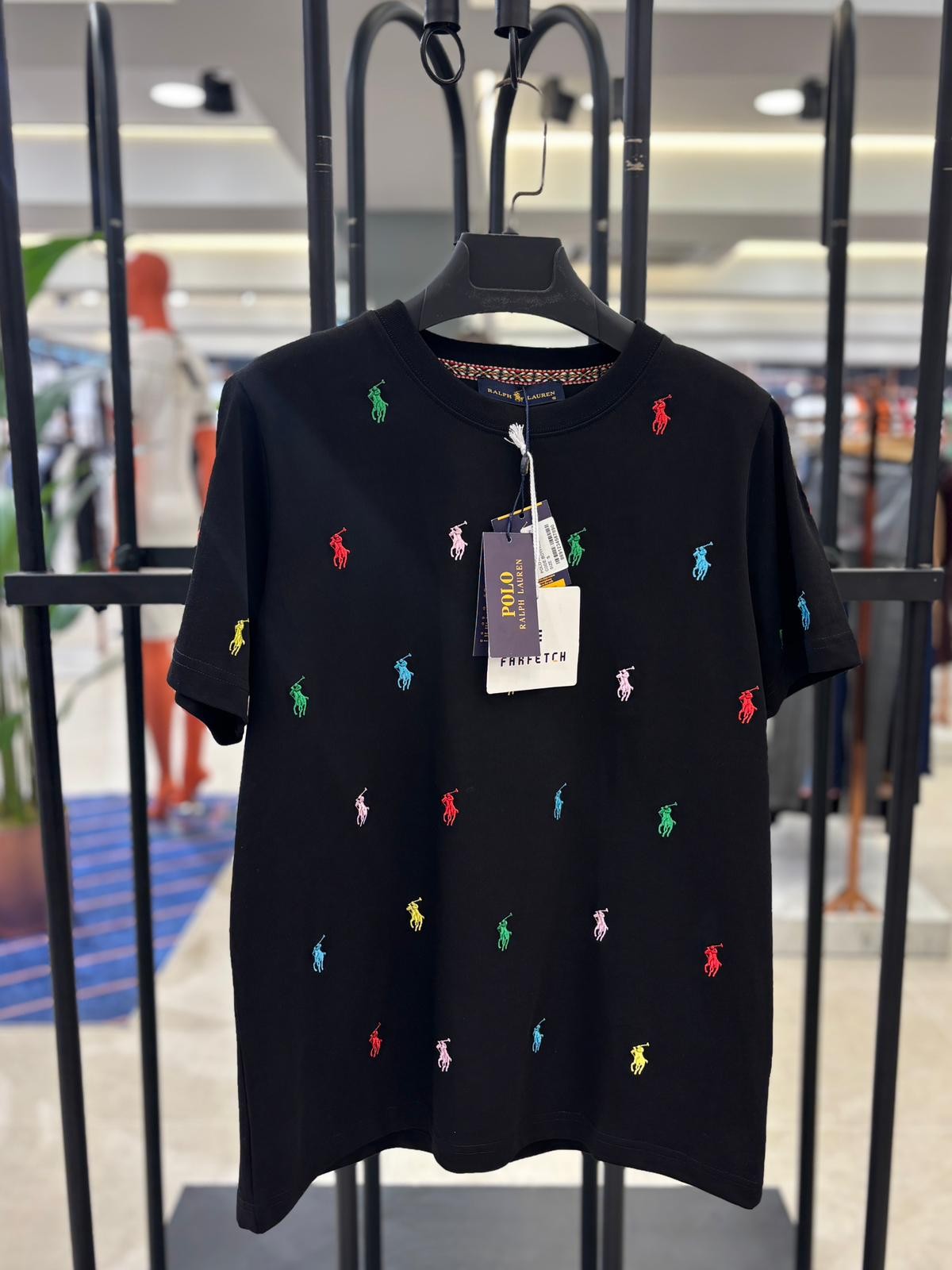 Polo Siyah Kadın T-shirt