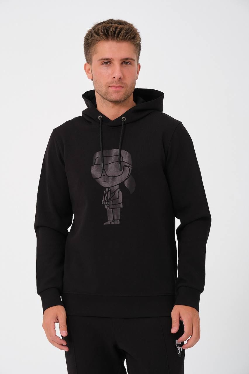 Karl Lagerfeld Kapüşonlu Erkek Sweatshirt