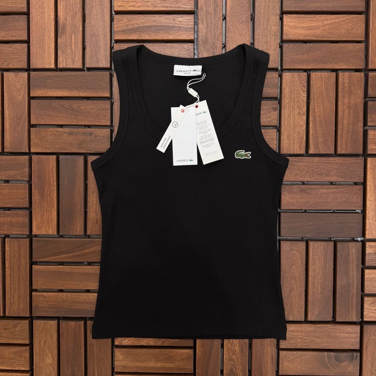 Lacoste Siyah Fitilli Kadın Atlet AH230
