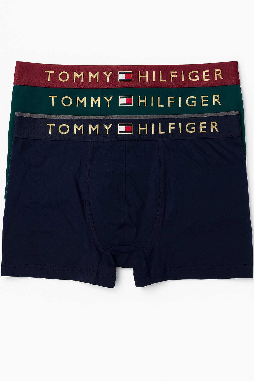 Tommy Hilfiger 3'lü Erkek Boxer