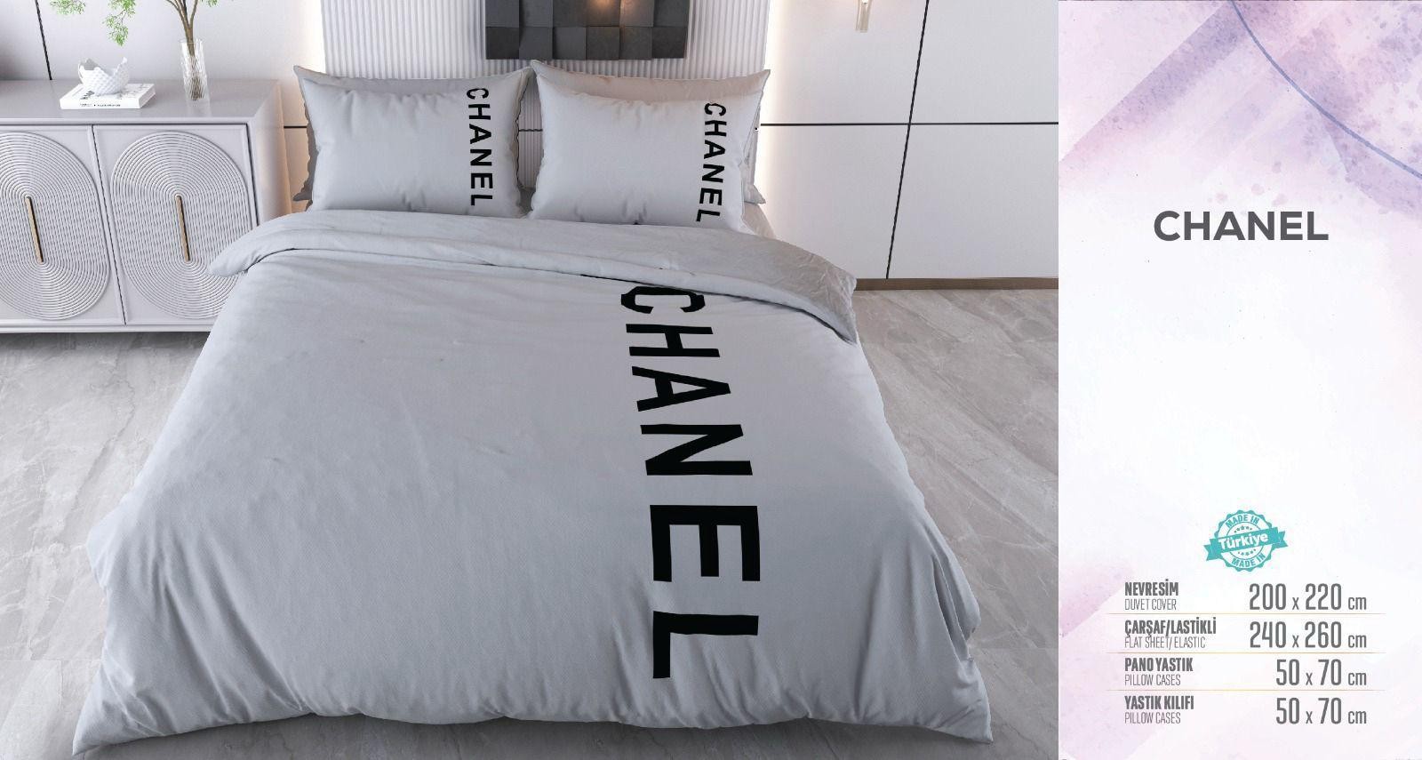 Chanel Çift Kişilik Nevresim Takımı 200x220