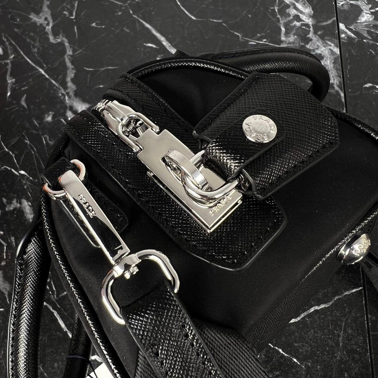 Prada Re-Nylon & Saffiano Crossbody Bag