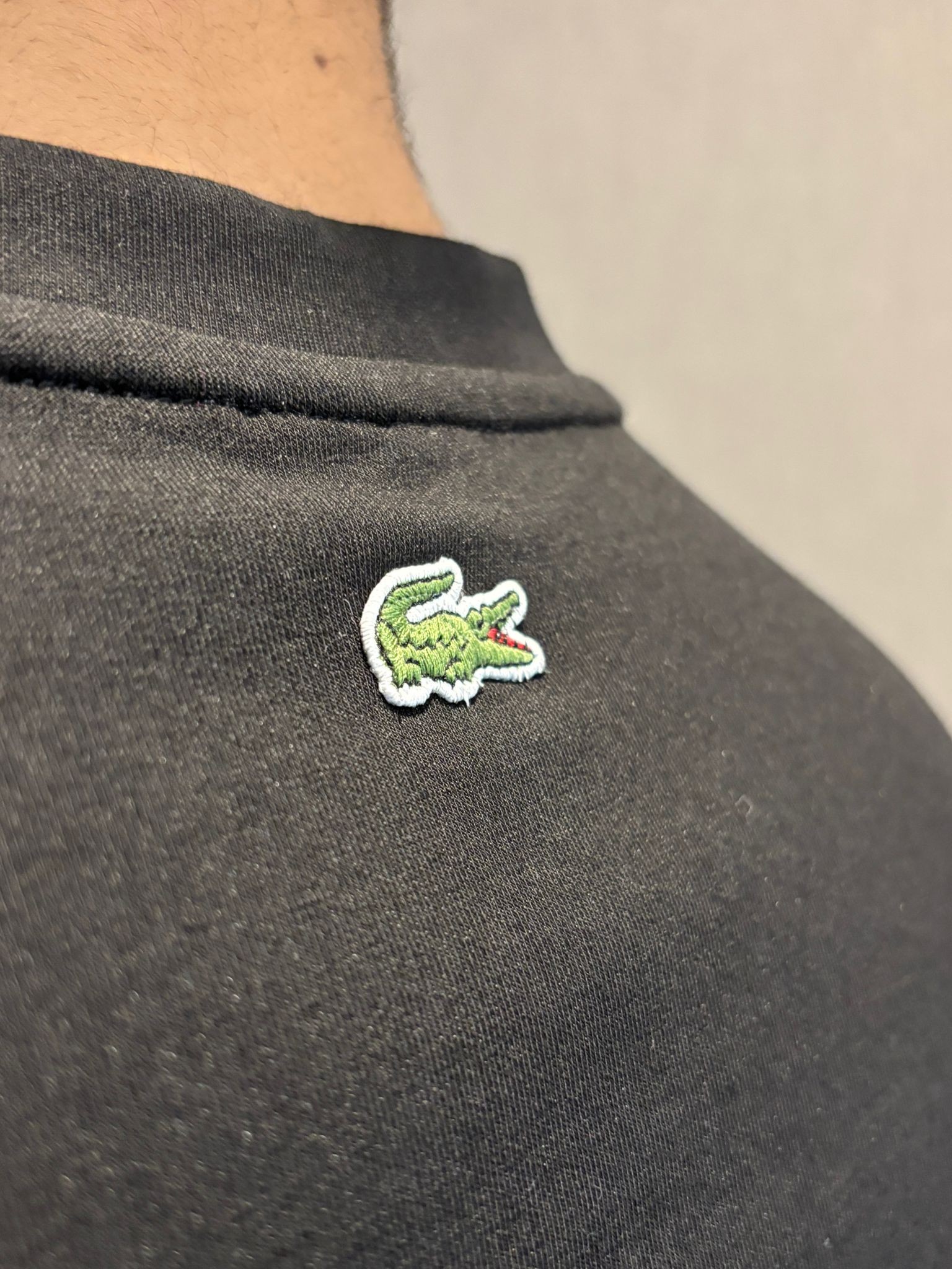 Lacoste Baskı Detaylı Pamuk Erkek Sweatshirt