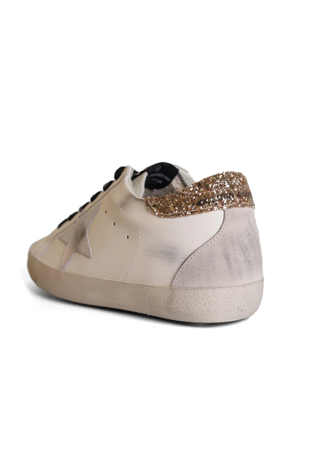 Golden Goose Super - Star Gold-Beyaz Deri Kadın Sneakers