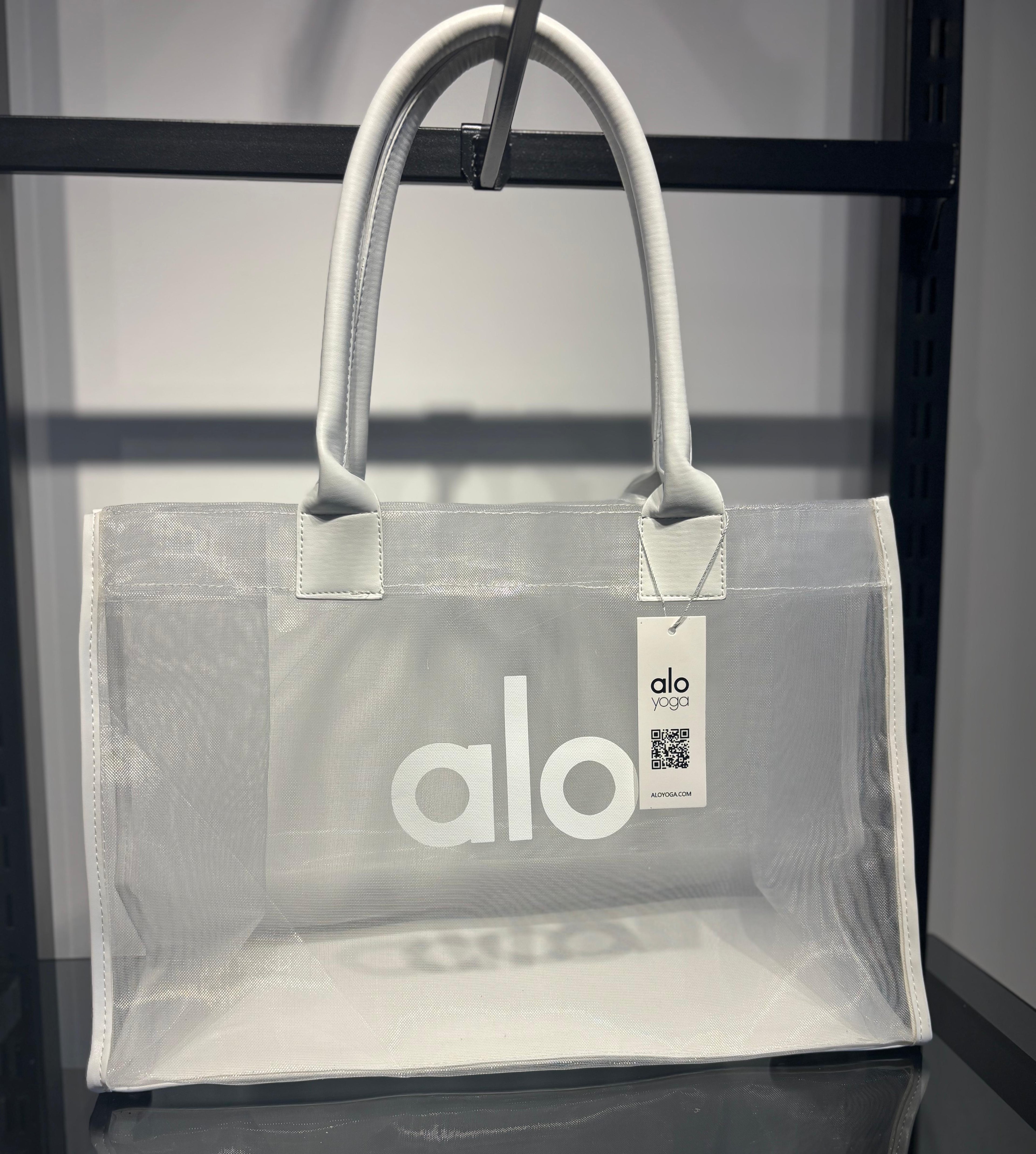 ALO Logo Detaylı Beyaz Çanta