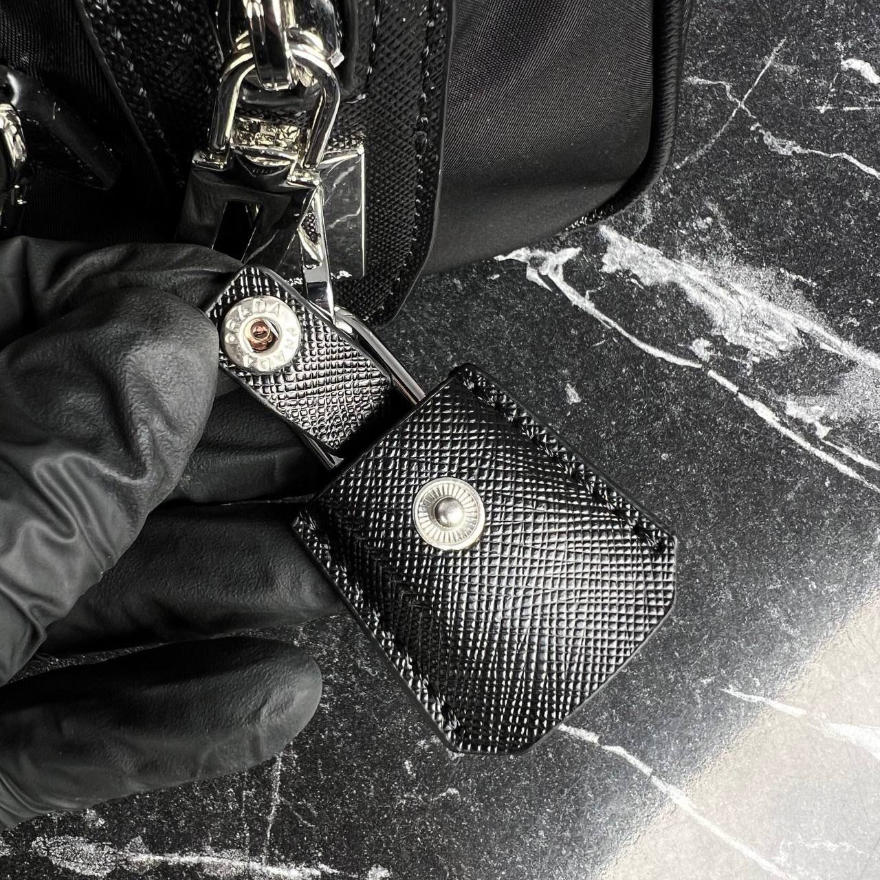 Prada Re-Nylon & Saffiano Crossbody Bag