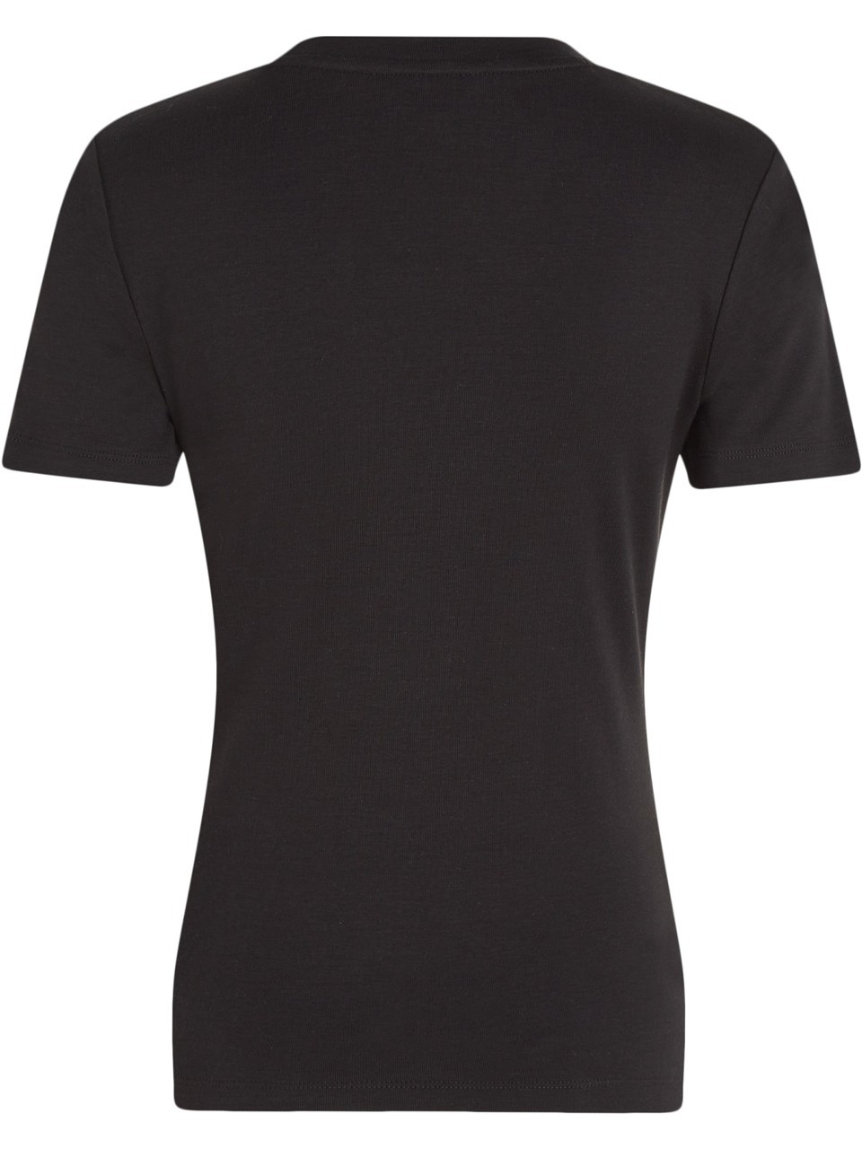 Tommy Siyah Düz Kadın T-shirt