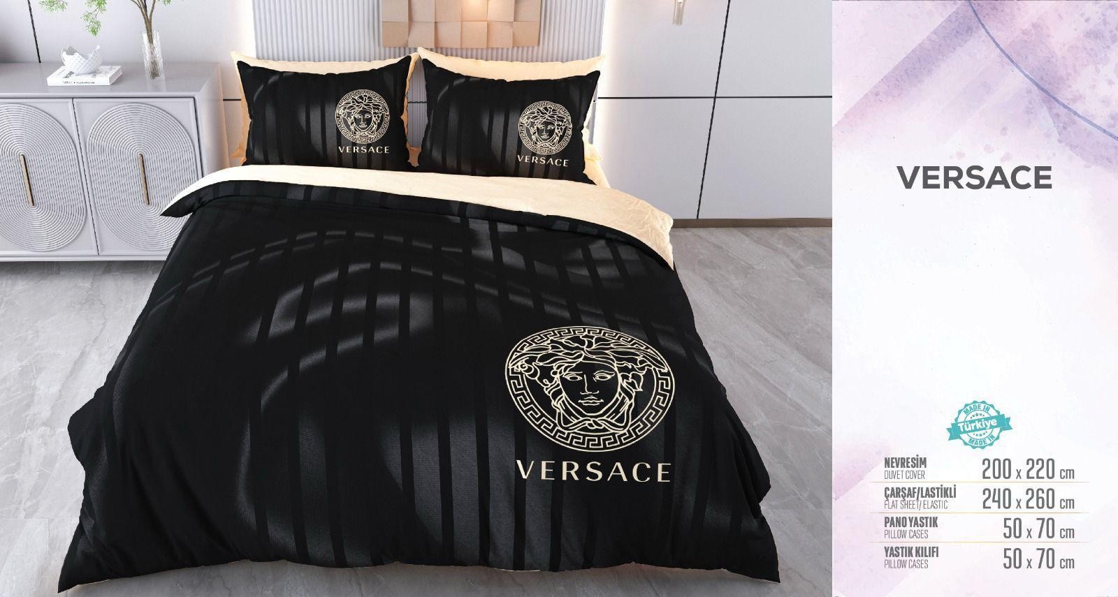 Versace Çift Kişilik Nevresim Takımı 200x220