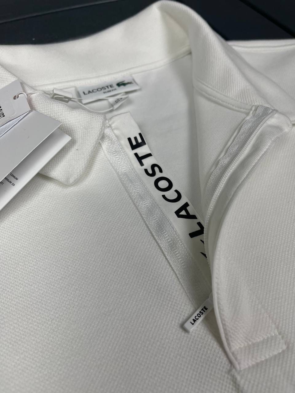 Lacoste Erkek Sweatshirt Beyaz