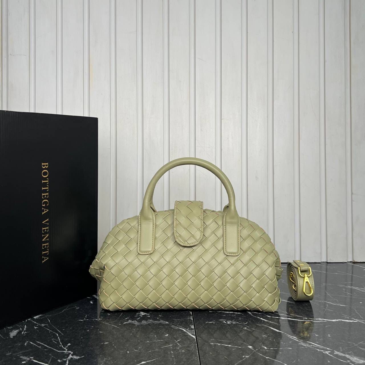 Bottega Veneta Su Yeşili Lauren Bag Medium 30x16 cm
