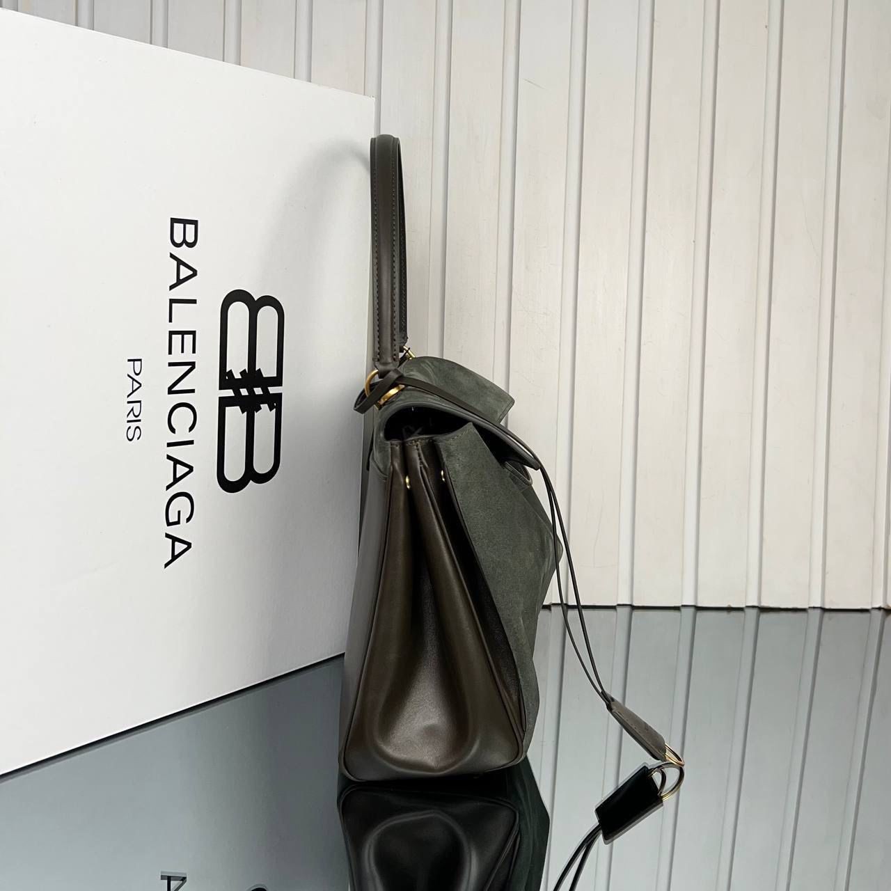 Balenciaga Rodeo Medium Suede Bag 