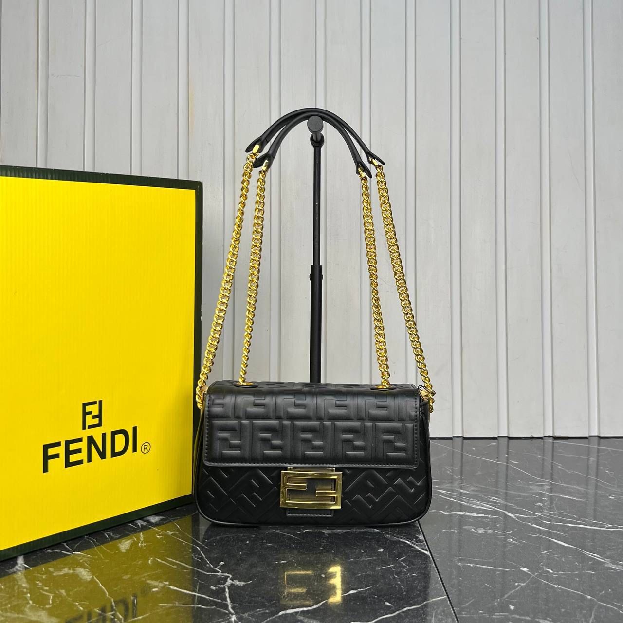 Fendi Baguette Small in Chains