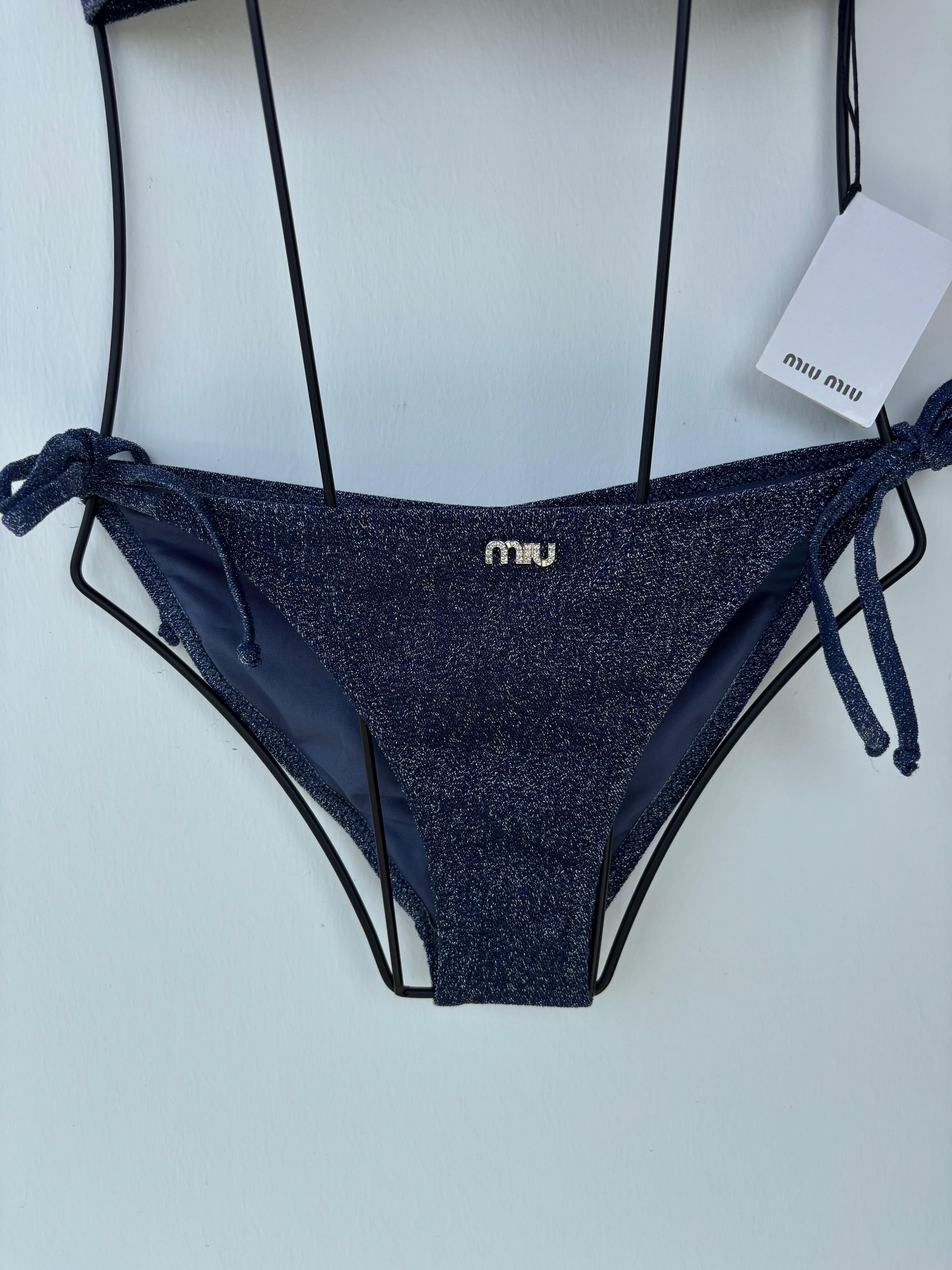 Miu Mu Simli Mor Kadın Bikini
