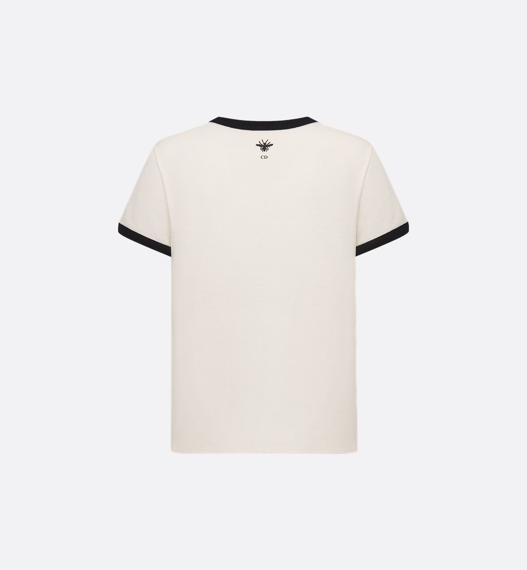 Dior Baskılı Kadın Beyaz T-shirt