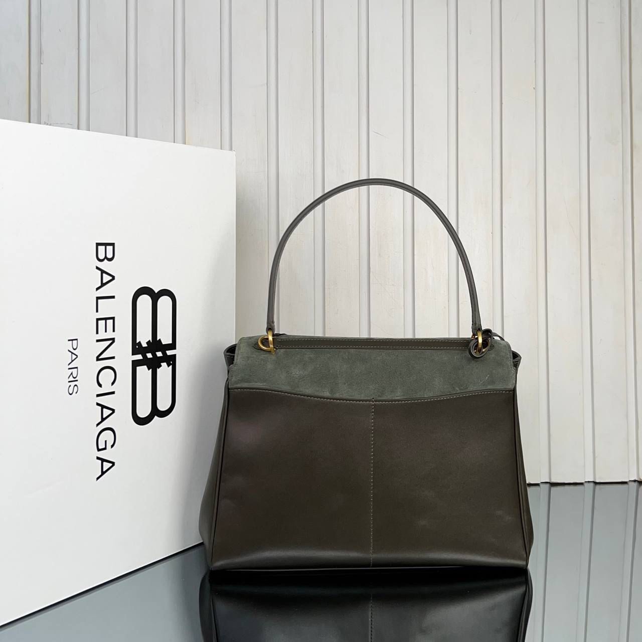 Balenciaga Rodeo Medium Suede Bag 