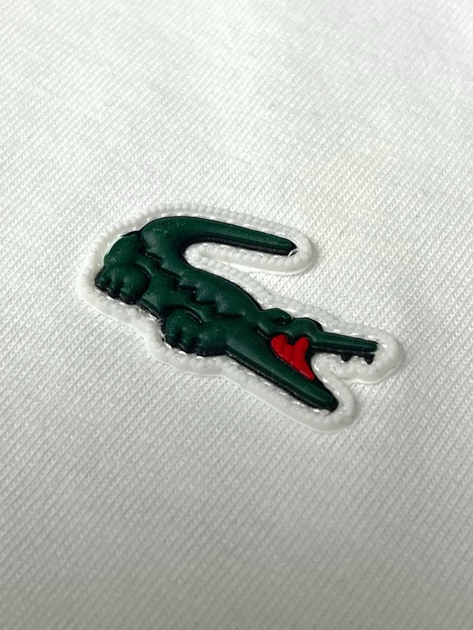 LACOSTE Logo ve Baskı Detaylı Beyaz Çocuk T-Shirt 81010