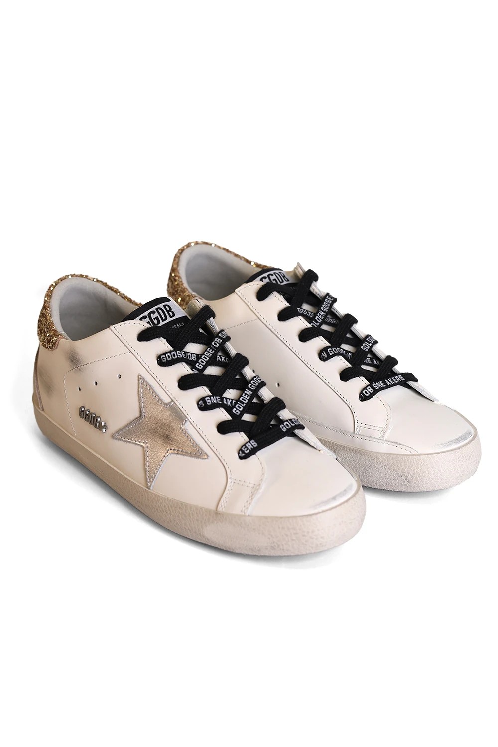 Golden Goose Super - Star Gold-Beyaz Deri Kadın Sneakers